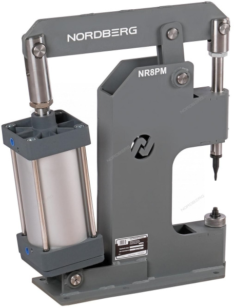 Пневматический станок для заклепки тормозных колодок цилиндр 160 NORDBERG NR8PM