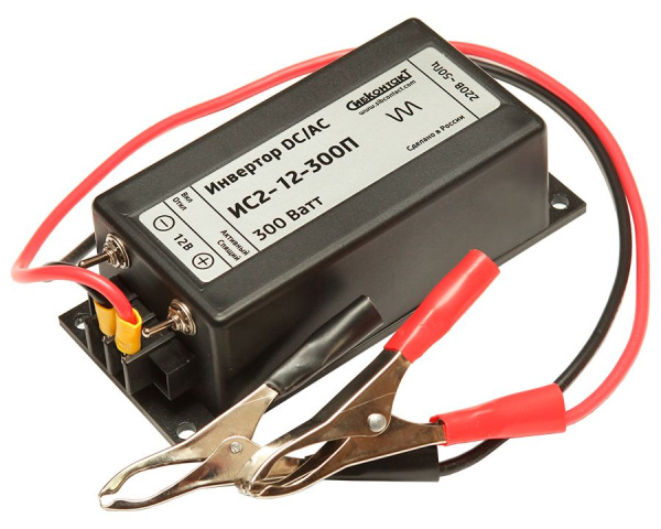 ИС2-12-300П инвертор, преобразователь напряжения DC/AC,12В/220В, 300Вт