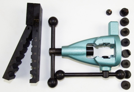 Инструмент для развальцовки труб профессиональный TA-M1081 (10 предметов)