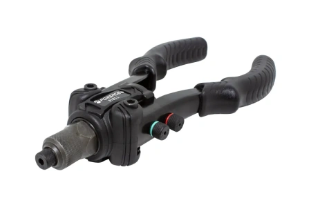 Заклепочник механический двуручный 2в1''Profi''(L-260мм, вытяжные:2.4, 3.2, 4.0, 4.8, 6.4мм, резьбовые заклепки:М3,М4,М5,М6,М8,М10), в кейсе