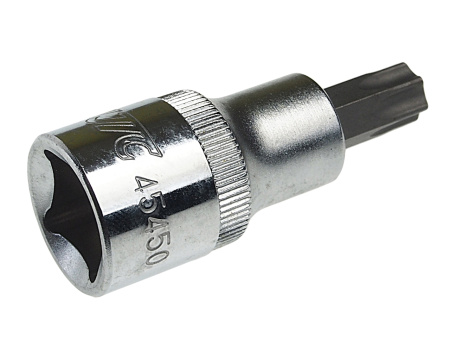 Бита-головка с отверстием JTC-45450 (1/2", TORX, T50Hх55 мм)