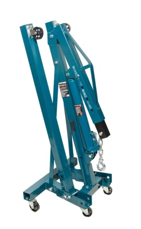 Кран гидравлический, 1т складной, (высота подъема 2200мм, длина стрелы: 870-1140мм)