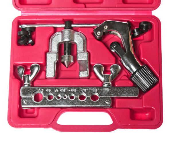 Набор инструментов для резки и развальцовки трубок JTC 5632 (9 предметов в кейсе)