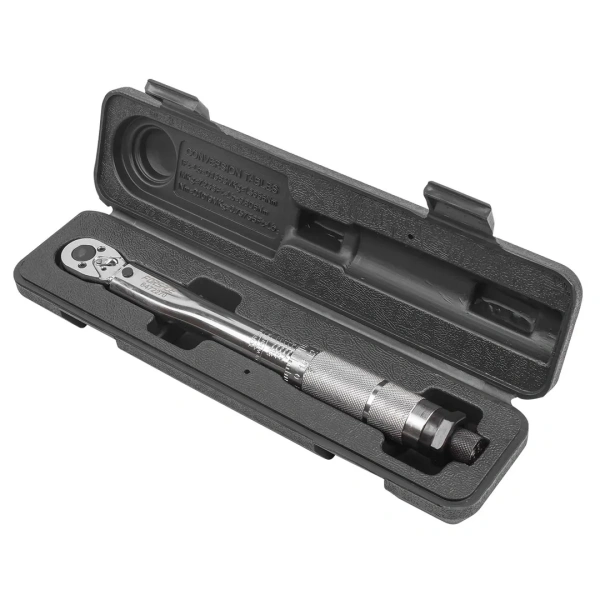 Ключ динамометрический щелчкового типа 5-25Нм, 1/4''(Тайвань),в пластиковом футляре