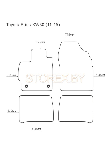 Toyota Prius XW30 (11-15)