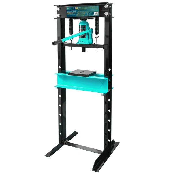 Пресс гидравлический напольный домкратного типа 20т(раб. высота: 0-640мм, раб. ширина: 410мм, ход штока: 125мм)