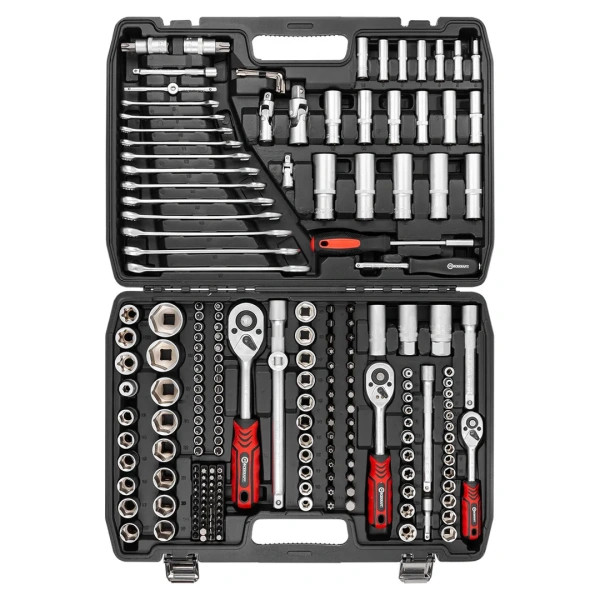 Набор инструментов 216пр. 1/4'', 3/8'', 1/2''(6гр.)