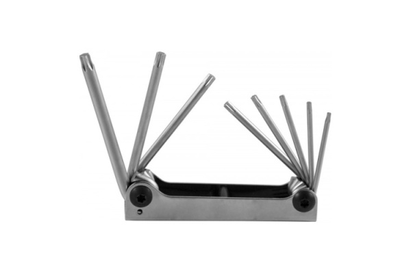 Набор ключей торцевых H07M08SF TORX® Т9-40 в ключнице, 8 предметов