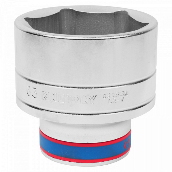 Головка торцевая стандартная шестигранная KING TONY 633564M, 3/4", 64 мм
