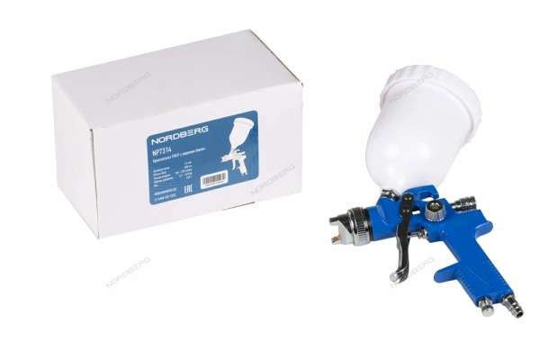 Краскопульт HVLP с верхним баком сопло 1,4 мм NORDBERG NP7314