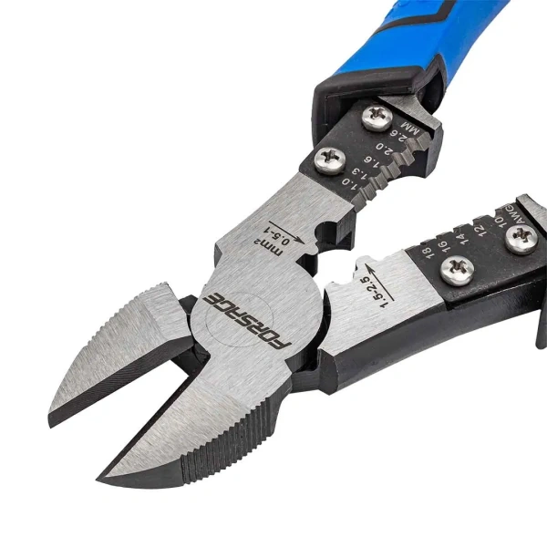 Бокорезы+обжимка/съемник изоляции 200мм, на блистере