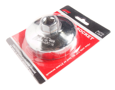 Съемник фильтров масляных 12-ти гранный JTC 4669 (76 мм, французские авто, чашка)