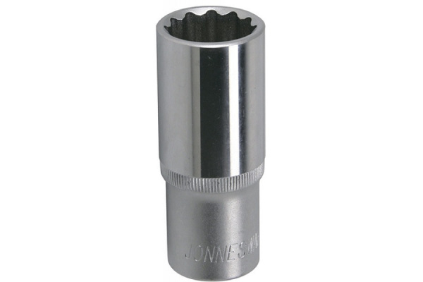 Головка торцевая глубокая S04HD4719, 12-гранная, 1/2"DR, 19 мм