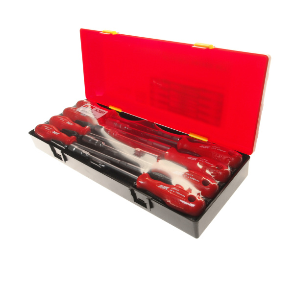 Набор отверток с торцевой головкой JTC K7081 (6-13 мм, 8 предметов в кейсе)