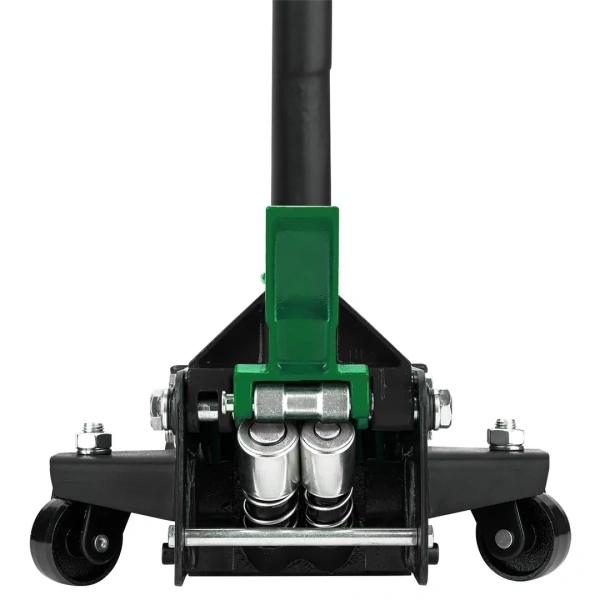 Домкрат подкатной гидравлический двухпоршневой 4т (h min 75мм, h max 505мм)