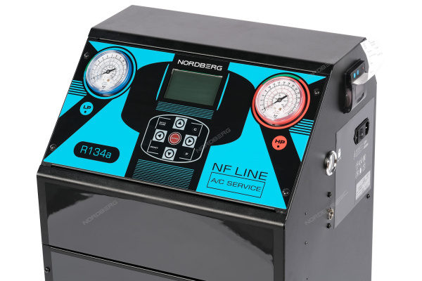 Установка автомат для заправки автомобильных кондиционеров с принтером NORDBERG NF26P