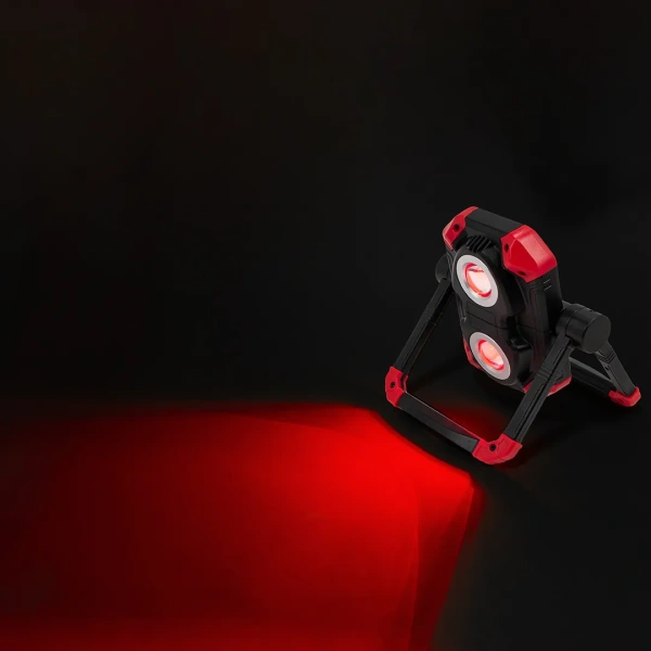 Фонарь аккумуляторный складной с функцией повербанка и поворотным основанием (4 реж. работы, аккум. 4000мАч, 800Лм)