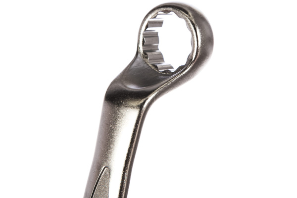 Ключ гаечный накидной W232427, изогнутый 75°, 24х27 мм