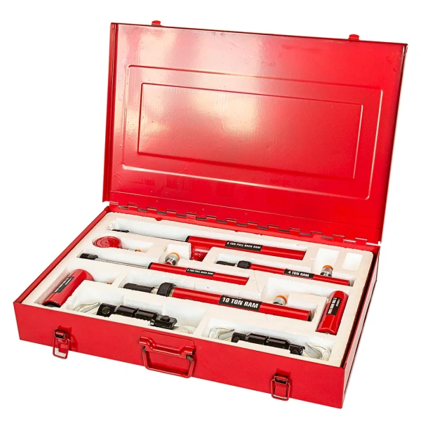 Набор цилиндров гидравлических прямого и обратного действия 7пр.(2т, 4т, 5т, 10т)в метал. кейсе