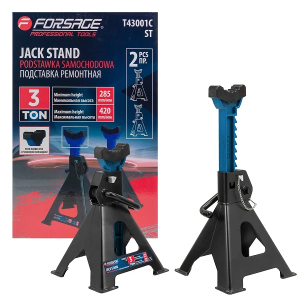 Подставка ремонтная 3т (h min 285мм, h max 420мм) (к-т 2шт.)