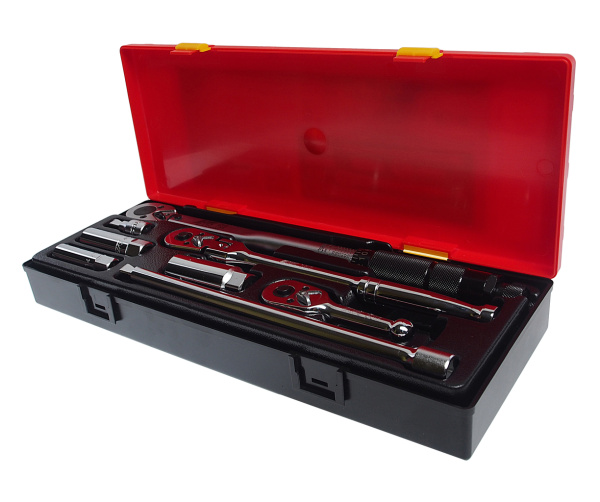 Набор головок для свечей зажигания JTC K3083 (с динамометрическим ключом, 3/8", 8 предметов в кейсе)