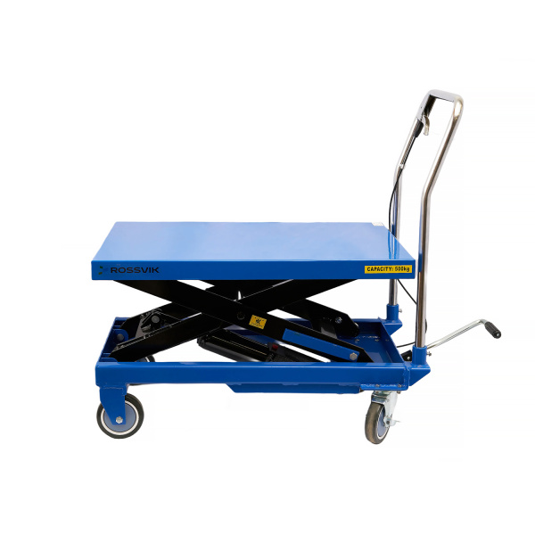 Тележка с подъемным столом ROSSVIK HJ4004 (г/п 500 кг)