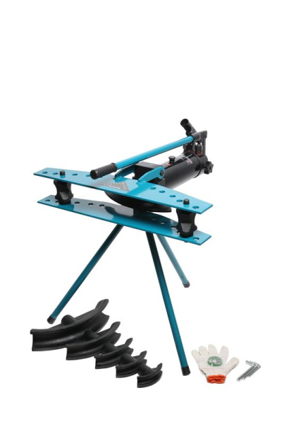 Трубогиб гидравлический ручной горизонтальный 13т (1/2'', 3/4'', 1'', 1-1/4'', 1-1/2'', 2'', ход поршня 250мм, 3 вида профиля)