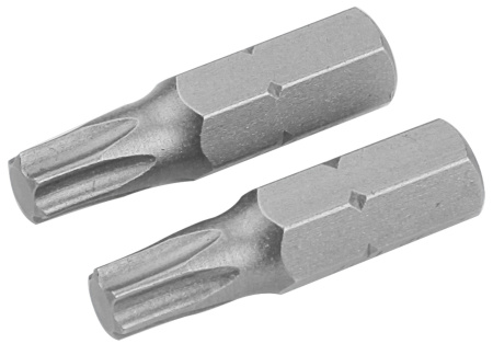 Набор вставок (бит) торцевых 1/4" Torx T40 25 мм 2 предмета TOLSEN TT20227
