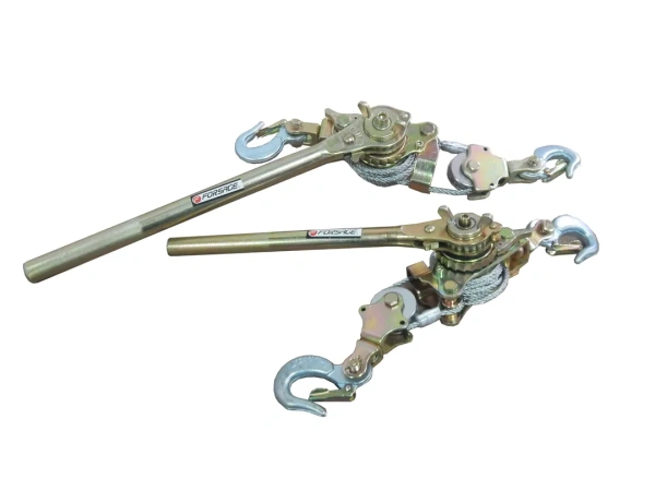 Лебедка рычажная 2т (диаметр троса - 5.5мм, длина - 2.2м)