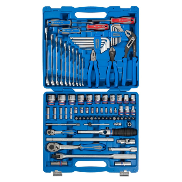 Набор инструментов универсальный, дюймовый, 87 предметов KING TONY 7587SR01