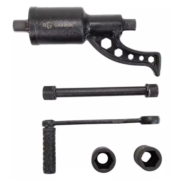 Гайковерт ручной с механическим редуктором GARWIN PRO GR-LS4800L (310 мм, 1:69, 4800 Нм, головки 32, 33 мм)