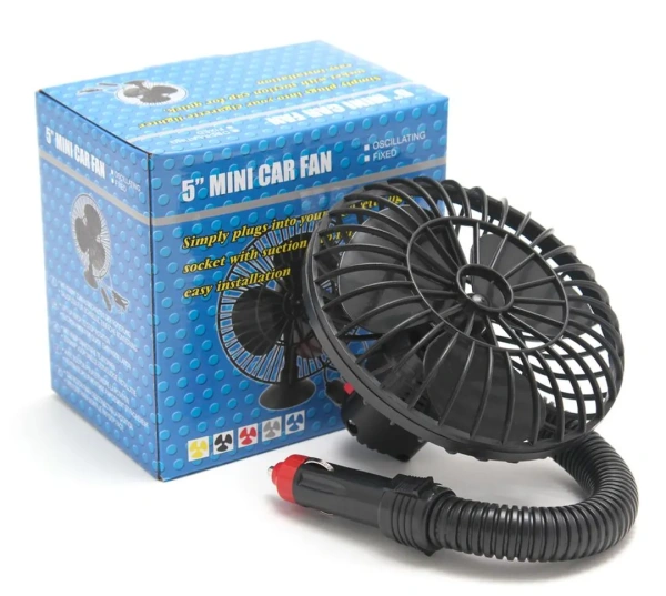 Вентилятор FY-824 12V на гибкой ножке