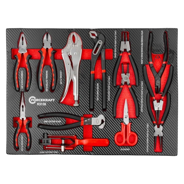 Тележка инструментальная 7-и полочная с набором инструментов 274пр и дополнительной боковой секцией 810х480х850мм