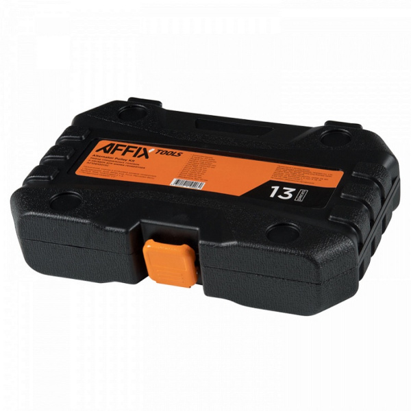 Набор специальных головок и насадок AFFIX AF10610013C для шкива генератора, кейс, 13 предметов