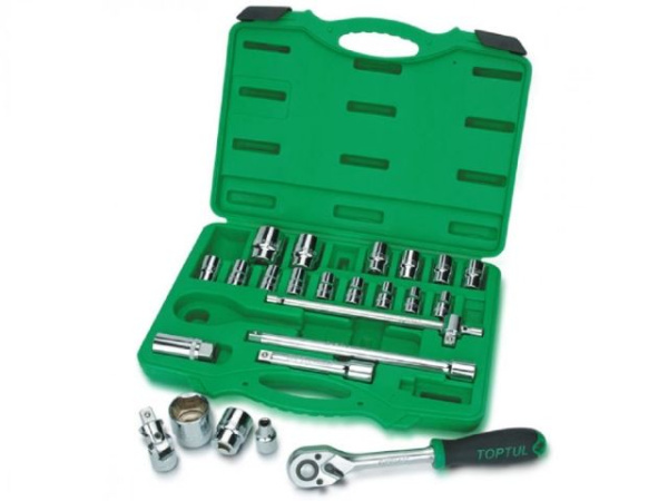 Набор головок 1/2" 8-32мм 24предм. 6гр. TOPTUL