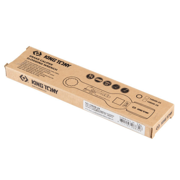 Ключ для тормозных суппортов грузовых автомобилей ударный KING TONY 10B0B-24 (M24, 3/4")