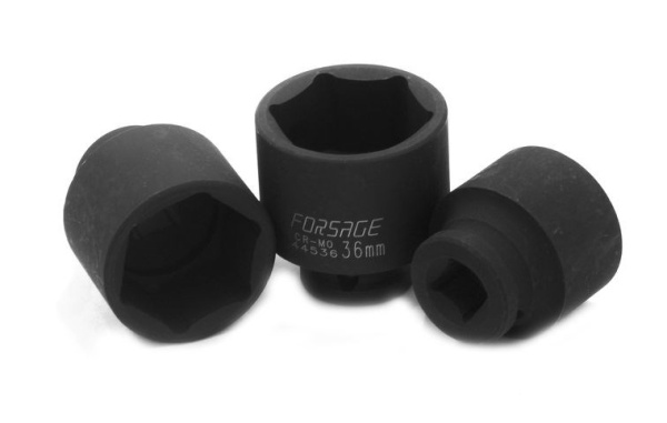 Головка торцевая ударная шестигранная KING TONY, 1/4"