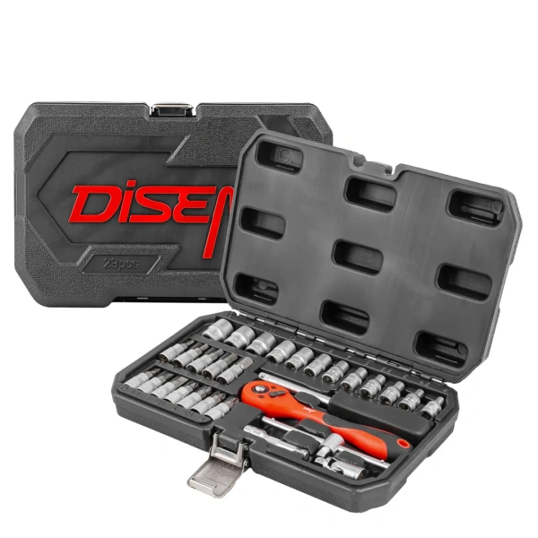 Набор инструментов 29пр 1/4''(6гр) (4-13мм)