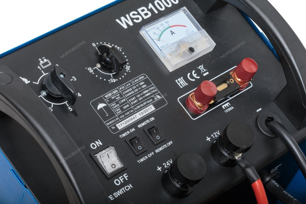 Устройство пускозарядное 12/24V макс ток 1000A NORDBERG WSB1000