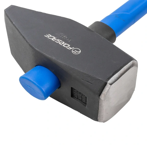 Молоток с фиберглассовой ручкой и резиновой противоскользящей накладкой (10000гр.,L ручки-800мм)