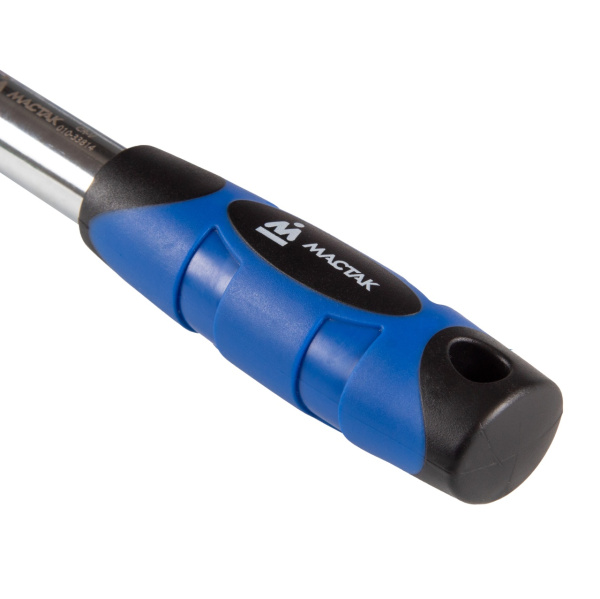 Трещотка 3/8" 250-350 мм 72 зубца флажковая с кнопкой шарнирная телескопическая с фиксатором МАСТАК 010-33814