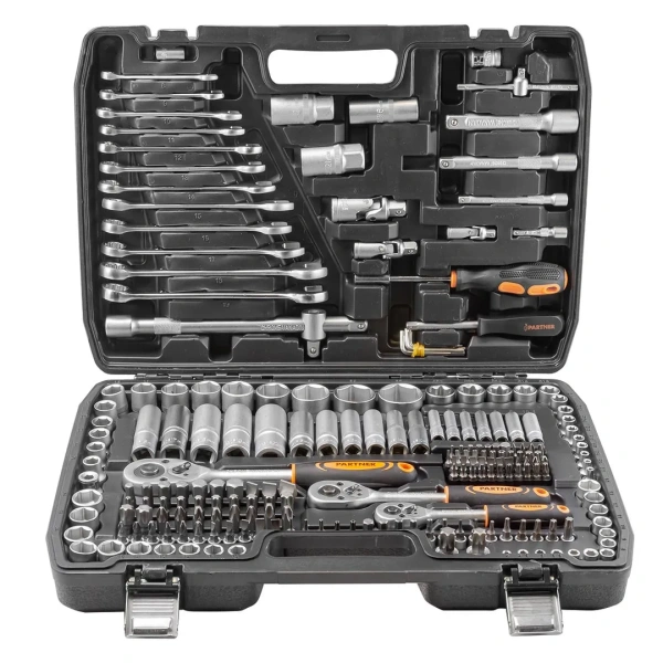 Набор инструментов 218пр.1/4''3/8''1/2''(6гр.)(4-32мм)