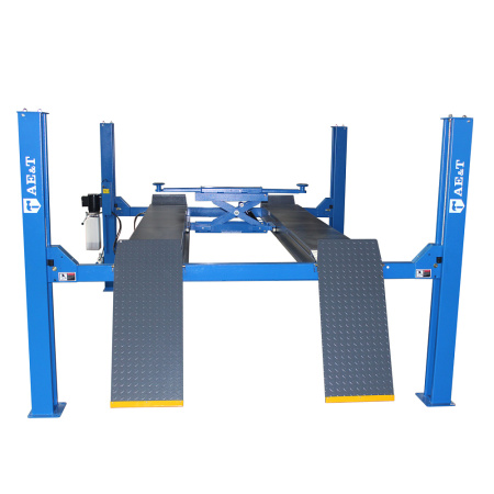 Подъемник четырехстоечный AE&T F3.5-4 (3.5т) с траверсой для сход-развала