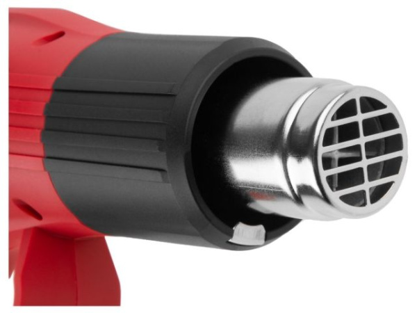 Термовоздуходувка WORTEX HG 6020-1 в чем. + набор сопл 2000 Вт, 2 скор., 350-600 °С