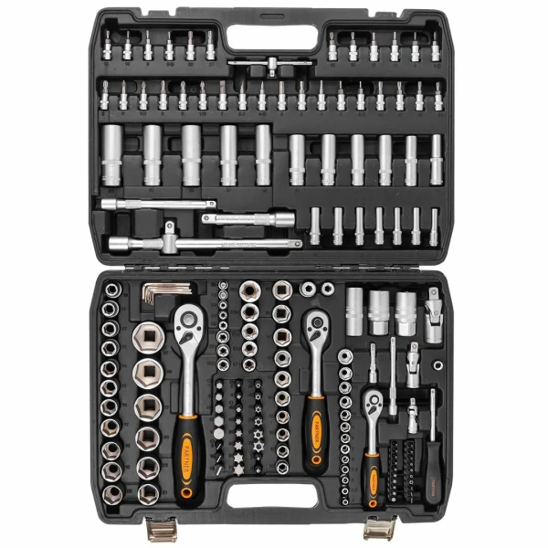 Набор инструментов 172пр. 1/4''&1/2''& 3/8'' (6-гран.)(4-32мм)