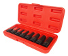 Набор бит-головок ударных JTC J408H (1/2", HEX, H5-19 мм х 60 мм, 8 предметов в кейсе)