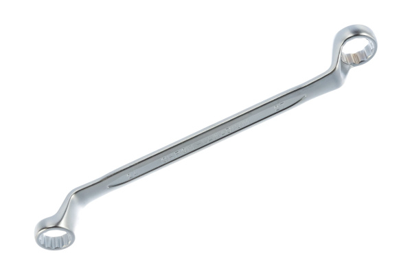 Ключ гаечный накидной W232427, изогнутый 75°, 24х27 мм