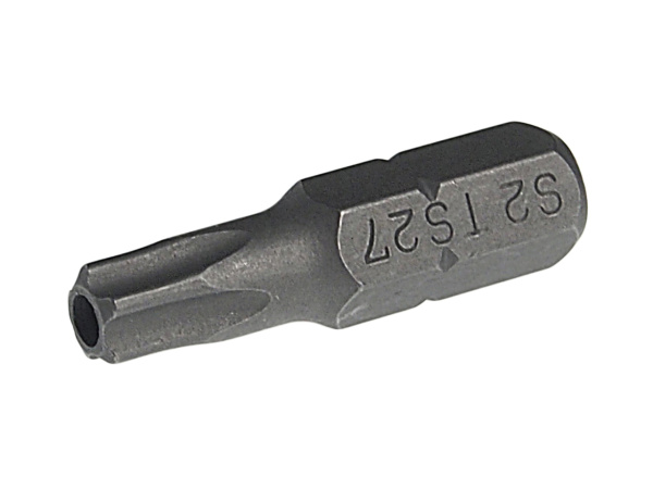 Бита TORX 5-ти гранная с отверстием JTC 1192527 (TS27Hх25 мм, 1/4")