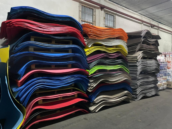 Лист ЭВА (Ромб) / Бежевый - 255Х140 см