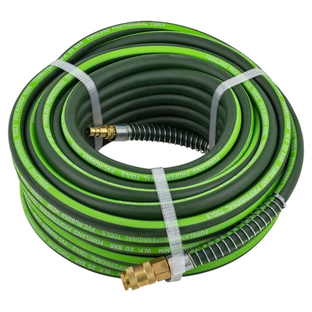 Шланг резиновый воздушный армированный с фитингами 10мм x 16мм x 20м